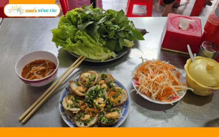 Review mới nhất về quán bánh khọt Bà Hai lâu năm tại Vũng Tàu 6 bánh khọt bà hai