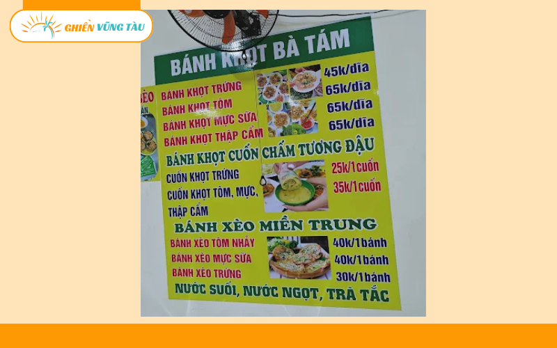bánh khọt bà tám