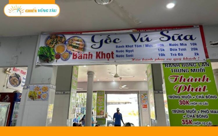 Review mới nhất về quán bánh khọt Gốc Vú Sữa nổi tiếng ở Vũng Tàu 6 bánh khọt gốc vú sữa