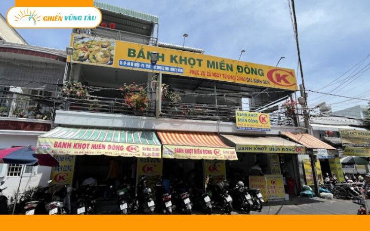 Review mới nhất về quán bánh khọt Miền Đông Vũng Tàu giá bình dân 6 bánh khọt miền đông