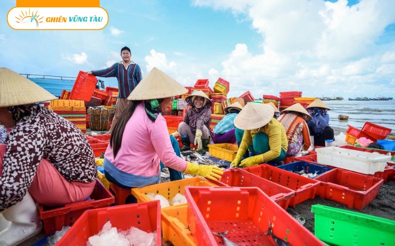 Review chợ làng chài Vũng Tàu với hải sản tươi sống mỗi ngày 6 chợ làng chài vũng tàu
