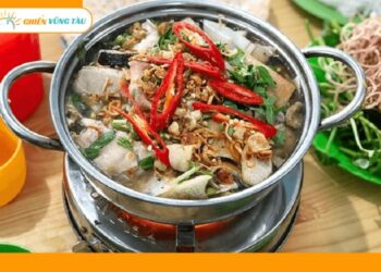 lẩu cá đuối măng chua