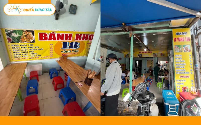 Review mới nhất về quán Bánh Khọt 18 Vũng Tàu đậm vị biển 9 bánh khọt 18 vũng tàu