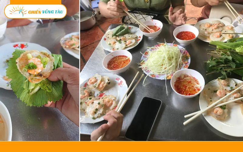 Review mới nhất về quán bánh khọt Cô Hoàng ngon rẻ ở Vũng Tàu 8 bánh khọt cô hoàng