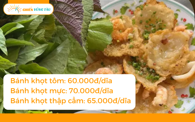 bánh khọt cô tư long hải