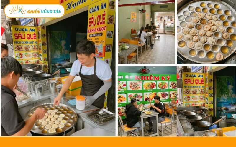 Review mới nhất về quán bánh khọt Sáu Quê cực ngon ở Vũng Tàu 6 bánh khọt sáu quê