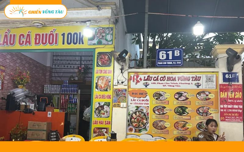 Review mới nhất về quán Lẩu Cá Đuối Cô Hoa Vũng Tàu giá siêu rẻ 7 lẩu cá đuối cô hoa