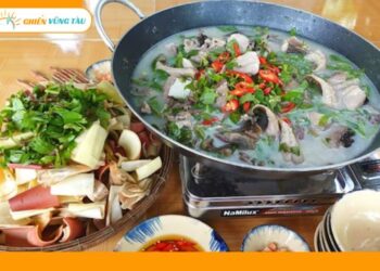 lẩu cá đuối nấu mẻ