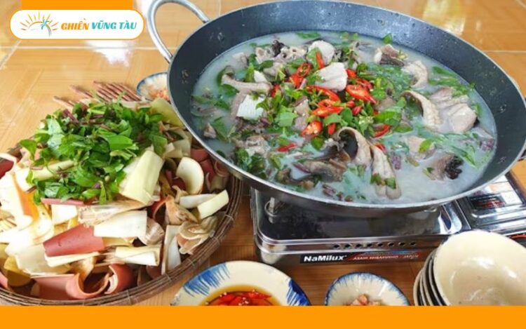 lẩu cá đuối nấu mẻ