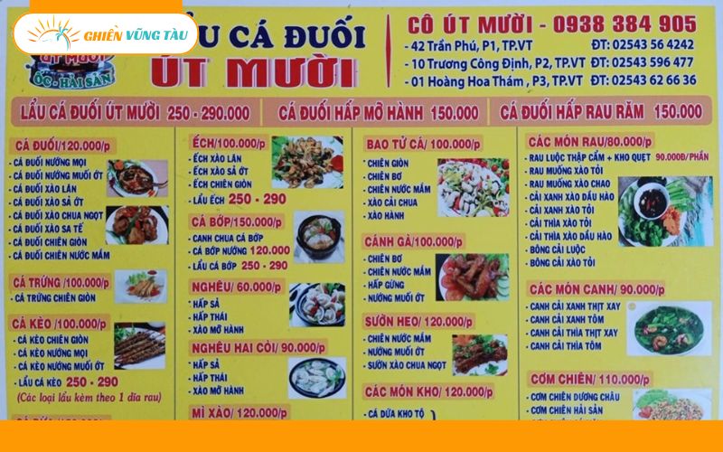 Review mới nhất về quán Lẩu Cá Đuối Út Mười Vũng Tàu: Ăn là nhớ! 9 lẩu cá đuối út mười