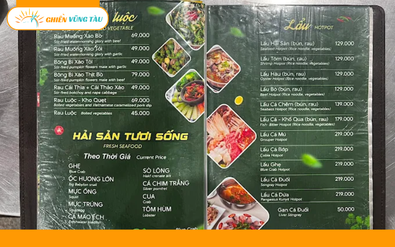 quán ốc - lẩu cá đuối nhân hậu bà rịa - vũng tàu