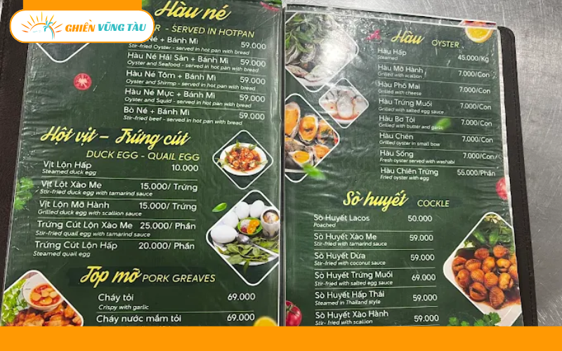 quán ốc - lẩu cá đuối nhân hậu bà rịa - vũng tàu