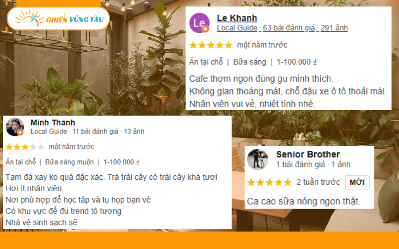 Review về quán cafe An Coffee Bean Vũng Tàu có view phố cực chill 26 An Coffee Bean