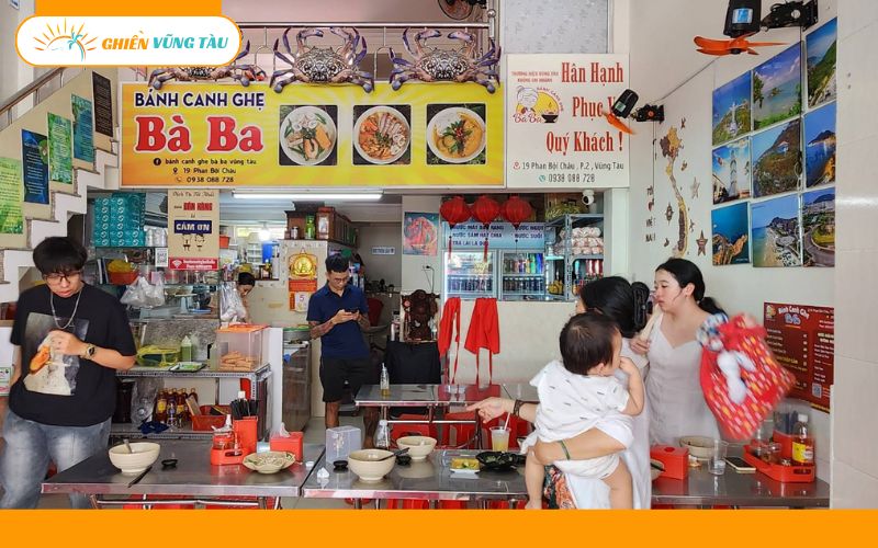 bánh canh ghẹ bà ba