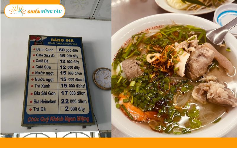 Review mới nhất quán bánh canh Long Hương Bà Rịa ngon hết sẩy 9 bánh canh long hương