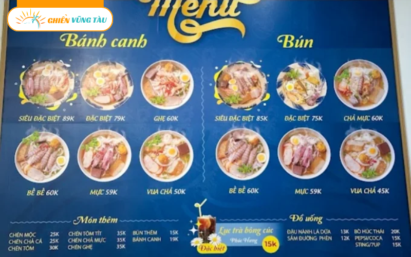 bánh canh mực quậy vũng tàu