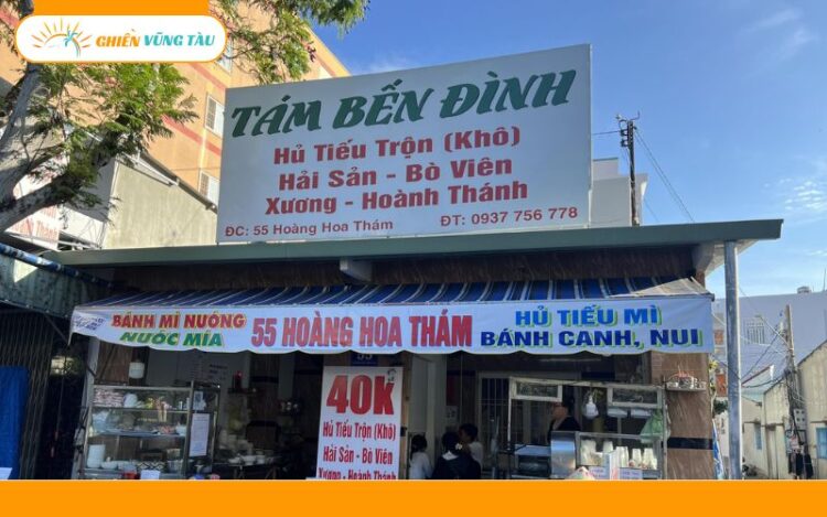 hủ tiếu mì khô tám bến đình