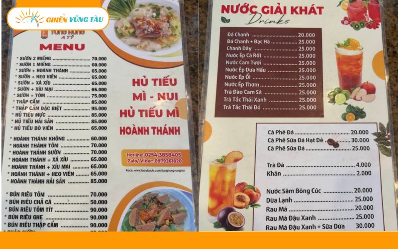 hủ tiếu mì sườn tùng hưng a tỷ