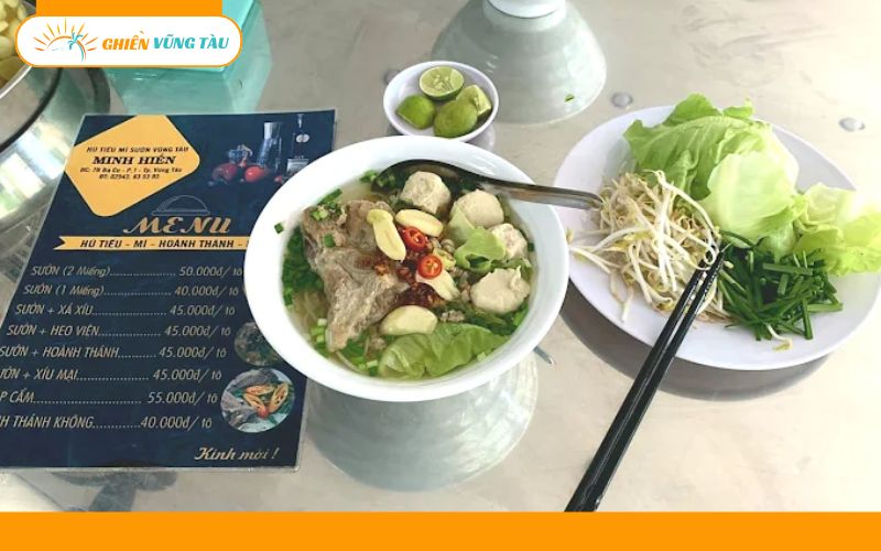 Review mới nhất về quán Hủ Tiếu Minh Hiền Vũng Tàu nổi tiếng 9 hủ tiếu minh hiền