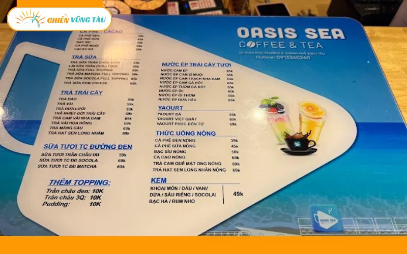 Review về quán cafe Oasis Vũng Tàu ngắm hoàng hôn cực chill 14 quán cafe oasis vũng tàu