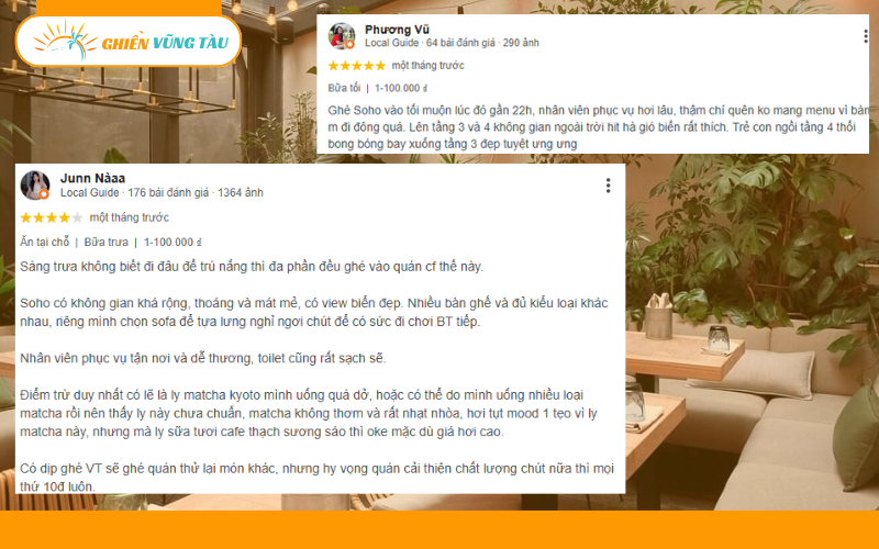 quán cafe soho vũng tàu