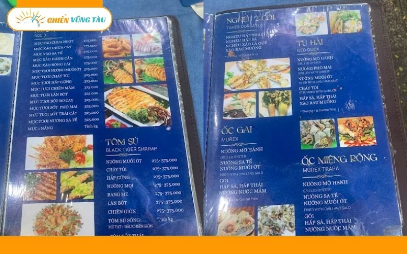 Review mới nhất về quán Ốc Biển Tự Nhiên Vũng Tàu tươi ngon 8 ốc biển tự nhiên vũng tàu