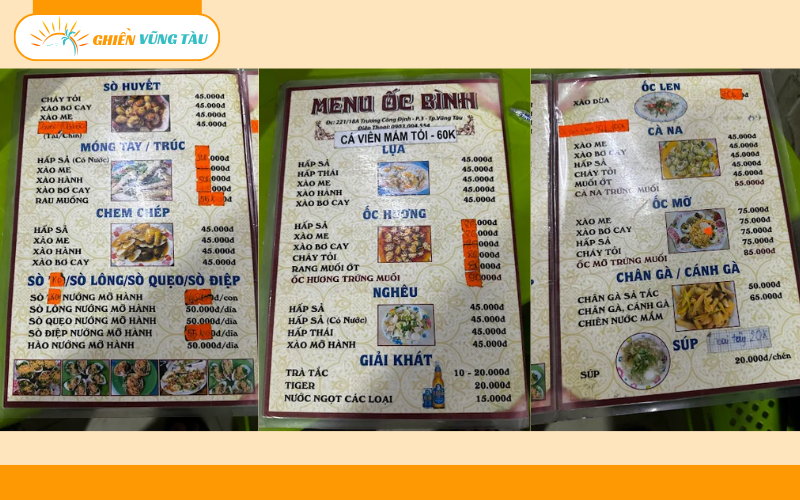 ốc bình vũng tàu