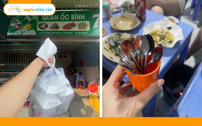 Review mới nhất về quán ốc Bình Vũng Tàu tươi ngon, giá rẻ 10 ốc bình vũng tàu