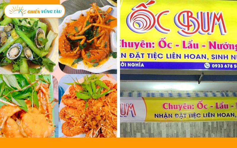 Review mới nhất về quán Ốc Bum Vũng Tàu món ngon giá rẻ 7 ốc bum vũng tàu