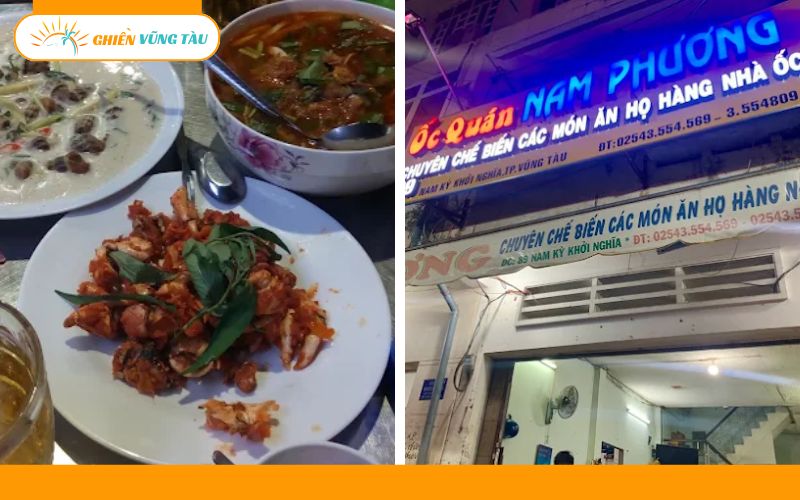 Review mới nhất về quán ốc Nam Phương Vũng Tàu ngon chuẩn vị biển 11 ốc nam phương vũng tàu