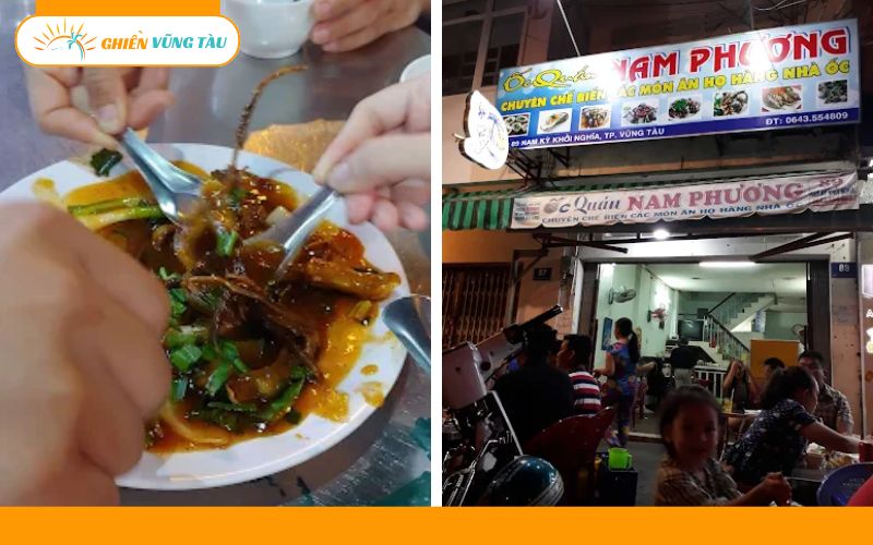 Review mới nhất về quán ốc Nam Phương Vũng Tàu ngon chuẩn vị biển 10 ốc nam phương vũng tàu