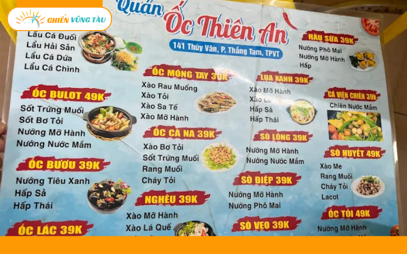ốc thiên an vũng tàu