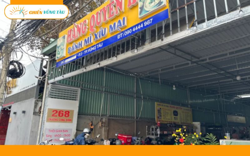 bánh mì chảo hàng quyên vũng tàu