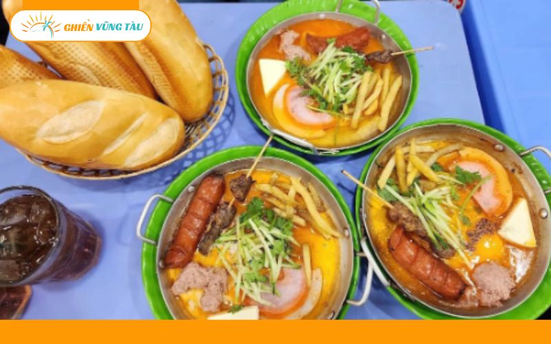 bánh mì chảo mỡ mỡ vũng tàu