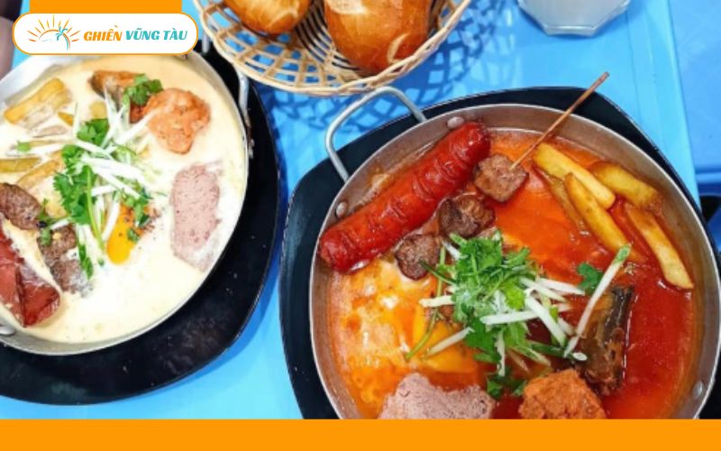 bánh mì chảo mỡ mỡ vũng tàu