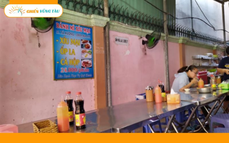 bánh mì chảo tú xương vũng tàu