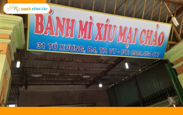 bánh mì chảo tú xương vũng tàu