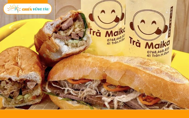 Review bánh mì Maika Vũng Tàu - Tiệm bánh mì Hội An nổi tiếng 8 bánh mì maika vũng tàu