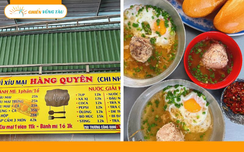 bánh mì xíu mại vũng tàu