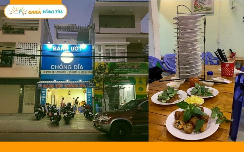 bánh ướt chồng dĩa vũng tàu
