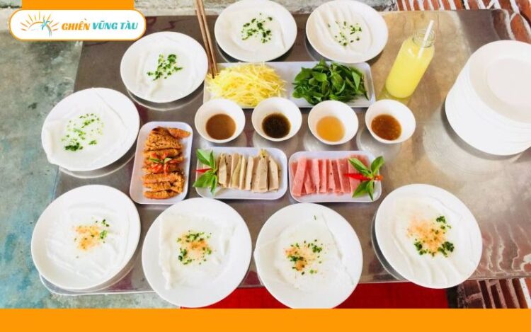 bánh ướt chồng dĩa vũng tàu