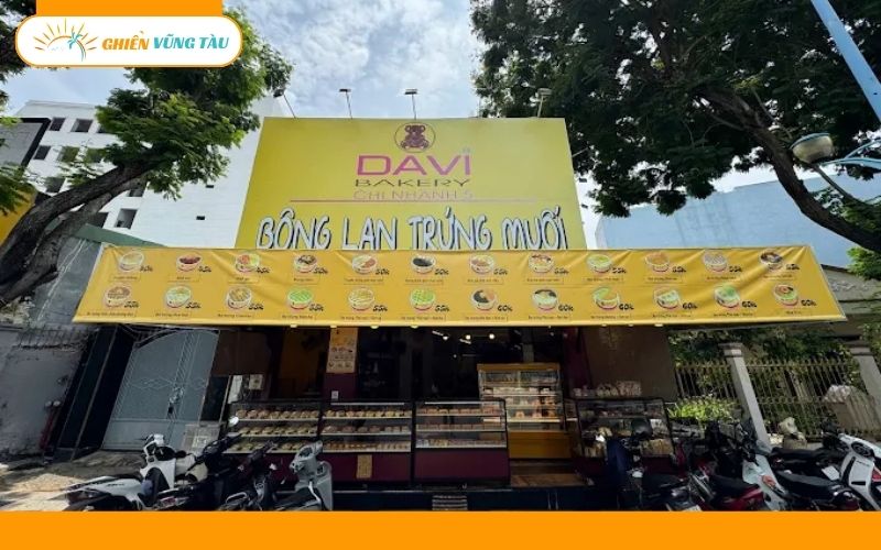 Review mới nhất về tiệm bánh bông lan trứng muối Davi Bakery 9 bông lan trứng muối davi bakery