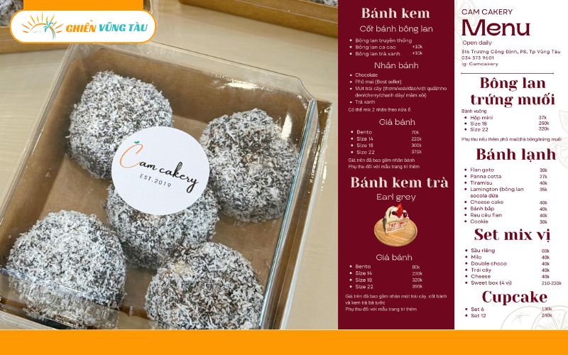 cam cakery vũng tàu