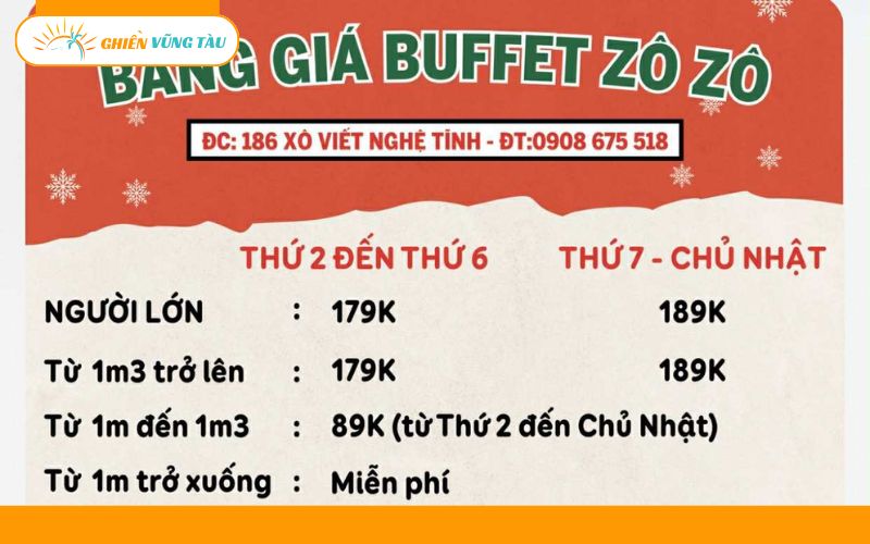 Review về Buffet Zô Zô Vũng Tàu nổi tiếng với hải sản nướng & lẩu 9 buffet zô zô vũng tàu