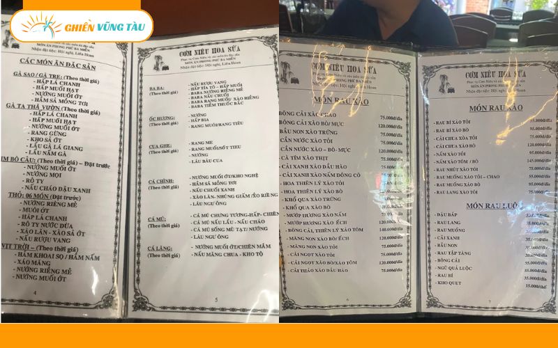 cơm niêu hoa sữa vũng tàu