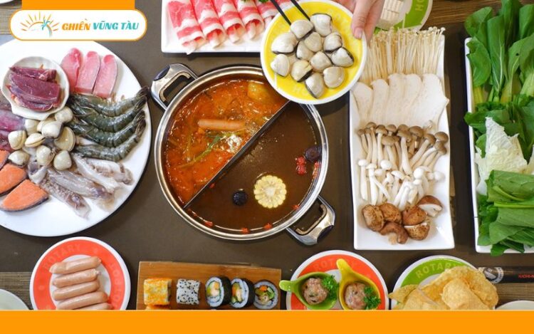 Review Kichi Kichi Vũng Tàu: Buffet lẩu băng chuyền nổi tiếng 8 kichi kichi vũng tàu
