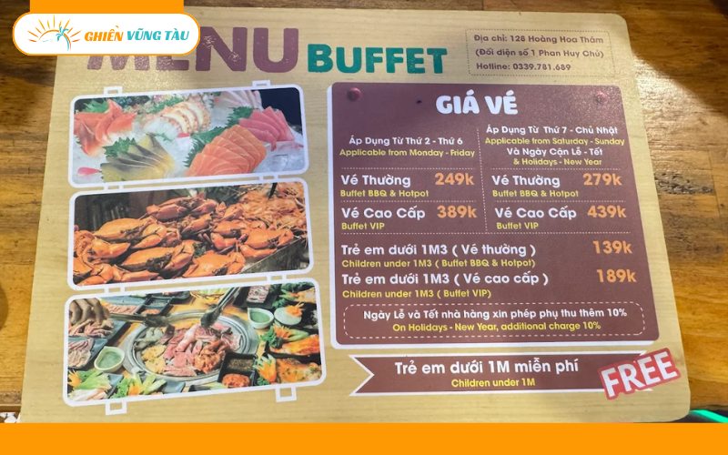 mê buffet vũng tàu