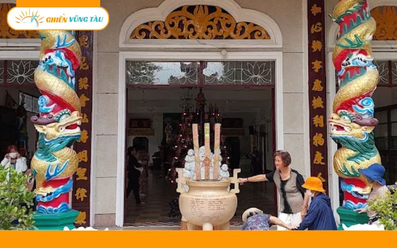 Review chùa Ni Viện Thiện Hòa (chùa Bánh Xèo) nổi tiếng Vũng Tàu 11 ni viện thiện hòa