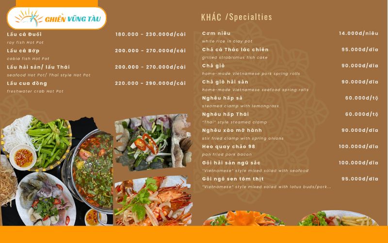 cơm niêu 98 bãi dâu