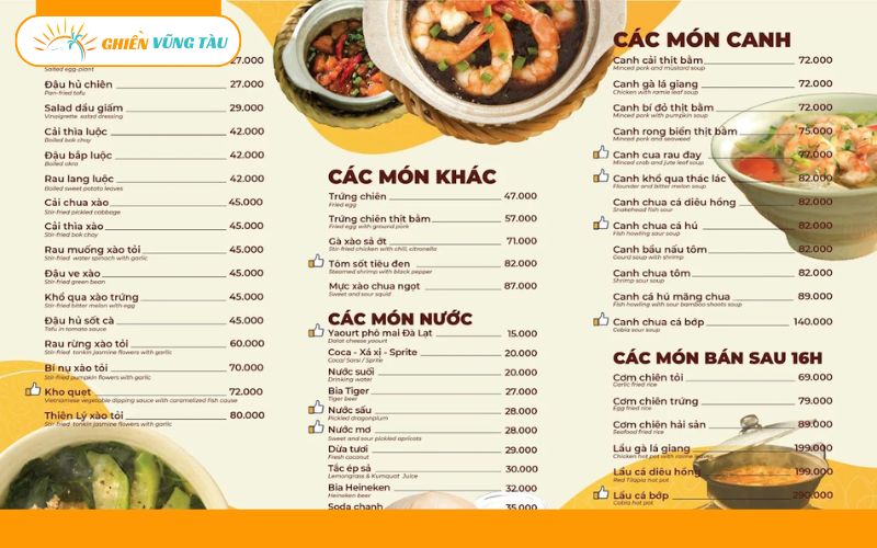 Review mới nhất về tiệm cơm niêu Thiên Lý Vũng Tàu nổi tiếng 9 cơm niêu thiên lý vũng tàu